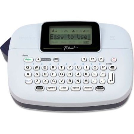 Brother International Brother P-Touch Handy Label Maker, , LCD Display, White PTM95